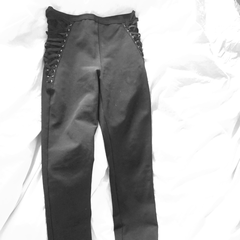 High Waisted Bandage Corset Pants